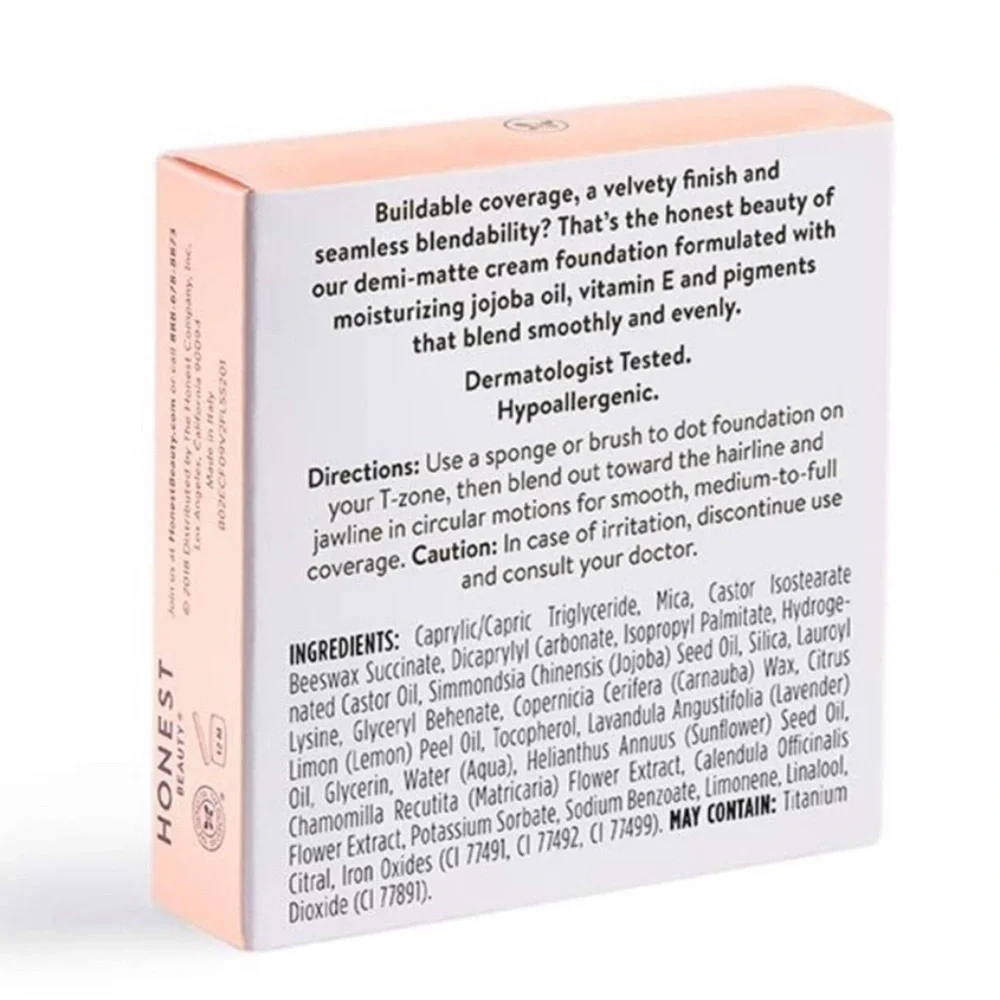 NEW Honest Beauty Everything Cream Foundation‎ - Walnut